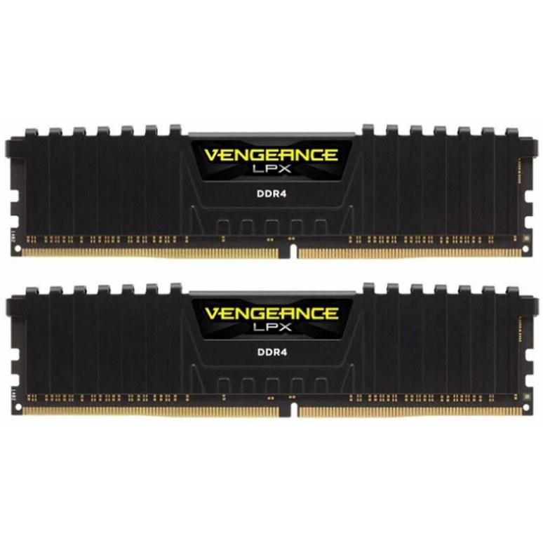 رم کامپیوتر کورسیر دو کاناله Vengeance LPX فرکانس 3600 مگاهرتز DDR4 تایمینگ CL18 حافظه 64 گیگابایت