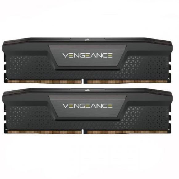 رم کامپیوتر کورسیر دو کاناله مدل Vengeance فرکانس 6200 مگاهرتز DDR5 تایمینگ CL36 حافظه 32 گیگابایت
