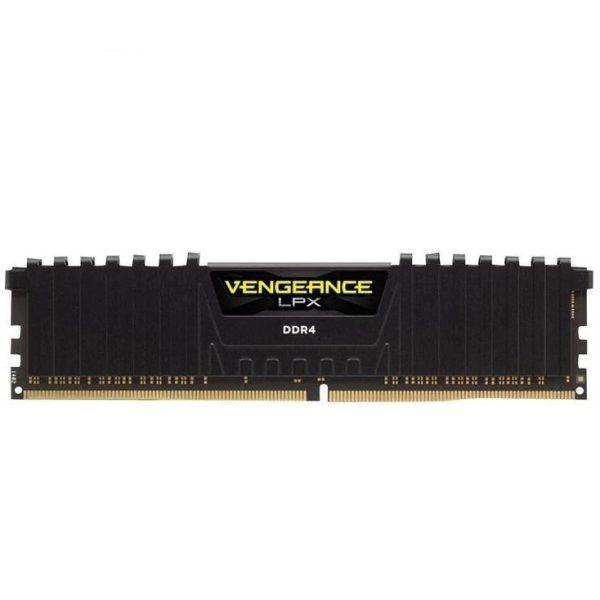 رم کامپیوتر کورسیر تک کاناله مدل Vengeance LPX فرکانس 3200 مگاهرتز DDR4 تایمینگ CL16 حافظه 16 گیگابایت