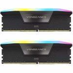 رم کامپیوتر کورسیر دو کاناله Vengeance RGB فرکانس 6000 مگاهرتز DDR5 تایمینگ CL38 حافظه 32 گیگابایت