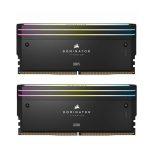 رم کامپیوتر کورسیر دو کاناله مدل DOMINATOR TITANIUM فرکانس 6600 مگاهرتز DDR5 تایمینگ CL32 حافظه 64 گیگابایت