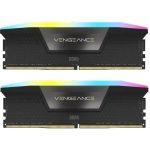 رم کامپیوتر کورسیر دو کاناله مدل VENGEANCE RGB AMD EXPO فرکانس 5200 مگاهرتز DDR5 تایمینگ CL40 حافظه 32 گیگابایت