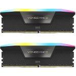 رم کامپیوتر کورسیر دو کاناله مدل Vengeance RGB فرکانس 6400 مگاهرتز DDR5 تایمینگ CL36 حافظه 32 گیگابایت