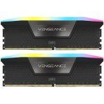 رم کامپیوتر کورسیر دو کاناله Vengeance RGB فرکانس 6200 مگاهرتز DDR5 تایمینگ CL32 حافظه 64 گیگابایت