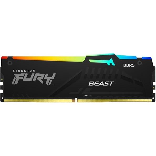 رم کینگستون مدل FURY Beast ظرفیت ۱۶ گیگابایت DDR5 فرکانس ۵۶۰۰ مگاهرتز