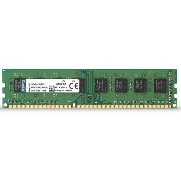 رم دسکتاپ کینگستون KVR ظرفیت ۸ گیگابایت DDR3 ۱۶۰۰ مگاهرتز CL11