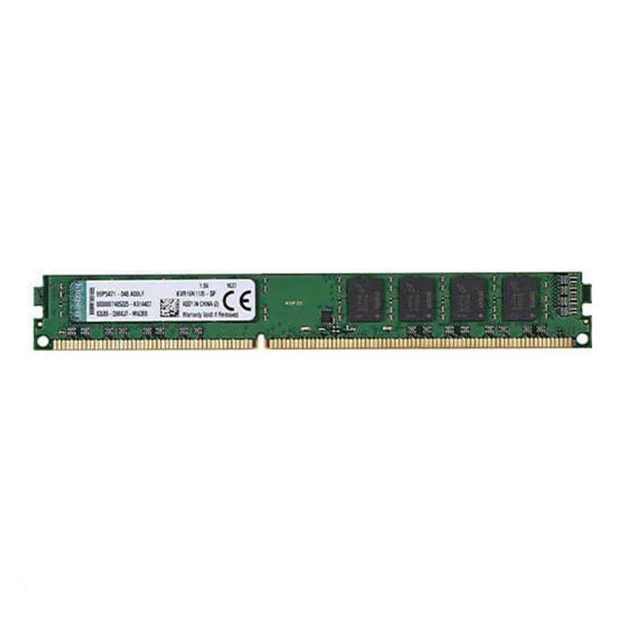 رم کینگستون ValueRAM ظرفیت ۴ گیگابایت DDR3 فرکانس ۱۶۰۰ مگاهرتز CL11