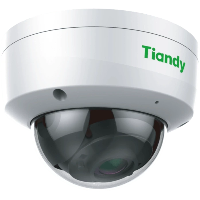 مشخصات کلی کیفیت تصویر 8 مگاپیکسل سنسور تصویر 1/2.8" CMOS حداقل روشنایی 0.003Lux حداکثر رزولوشن 3840×2160 نسبت S/N >38dB محدوده مکمل نور 30 متر نوع لنز لنز ثابت فاصله کانونی 2.8mm IR LED 2 روز و شب فیلتر برش دوگانه IR با سوئیچ خودکار محدوده دینامیکی گسترده (WDR) 120db نرخ فریم ویدیو جریان اصلی: 3840 × 2160@(1–20 فریم در ثانیه)/2688×1520@(1–25/30 فریم در ثانیه) رابط ارتباطی 1 RJ45 10M/ 100M بهبود تصویر BLC HLC AGC 3D DNR ابعاد Φ95x160mm جنس فلز و پلاستیک قدرت DC 12V±25% حفاظت IP67 برند تیاندی تکنولوژی تحت شبکه IP کیس دوربین دام نوع دوربین مداربسته دوربین IP نوع اتصال باسیم